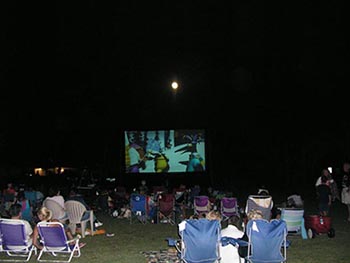Outdoor Movie Night Lighthouse Point Florida